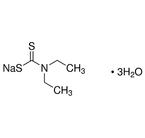 Sodium diethyldithiocarbamate trihydrate | CAS: 20624-25-3| Structure Formula Sodium diethyldithiocarbamate trihydrate | CAS: 20624-25-3| Structure Formula
